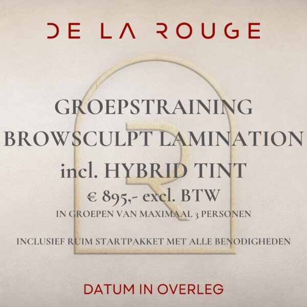 Groep training - BrowSculpt Lamination incl. Hybrid