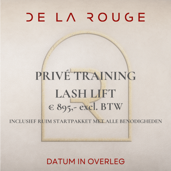 Privé training - Lashlift